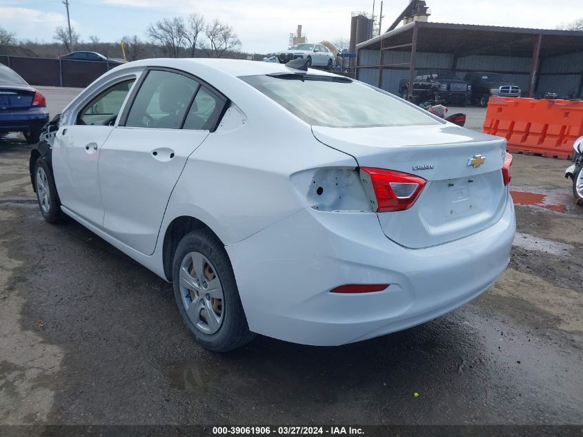 2017 Chevrolet Cruze Ls Auto VIN: 3G1BC5SM2HS554621 Lot: 39061906