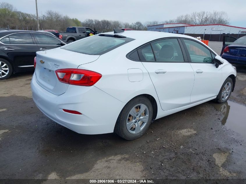 2017 Chevrolet Cruze Ls Auto VIN: 3G1BC5SM2HS554621 Lot: 39061906