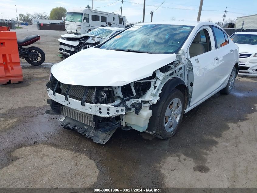 2017 Chevrolet Cruze Ls Auto VIN: 3G1BC5SM2HS554621 Lot: 39061906