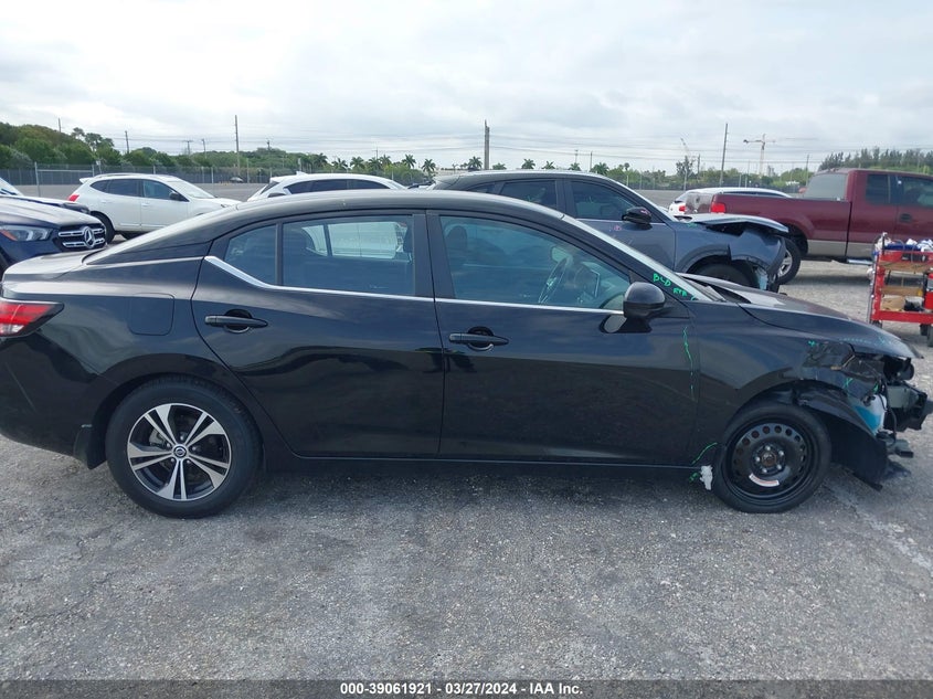 VIN 3N1AB8CV5MY259473 2021 NISSAN SENTRA SV