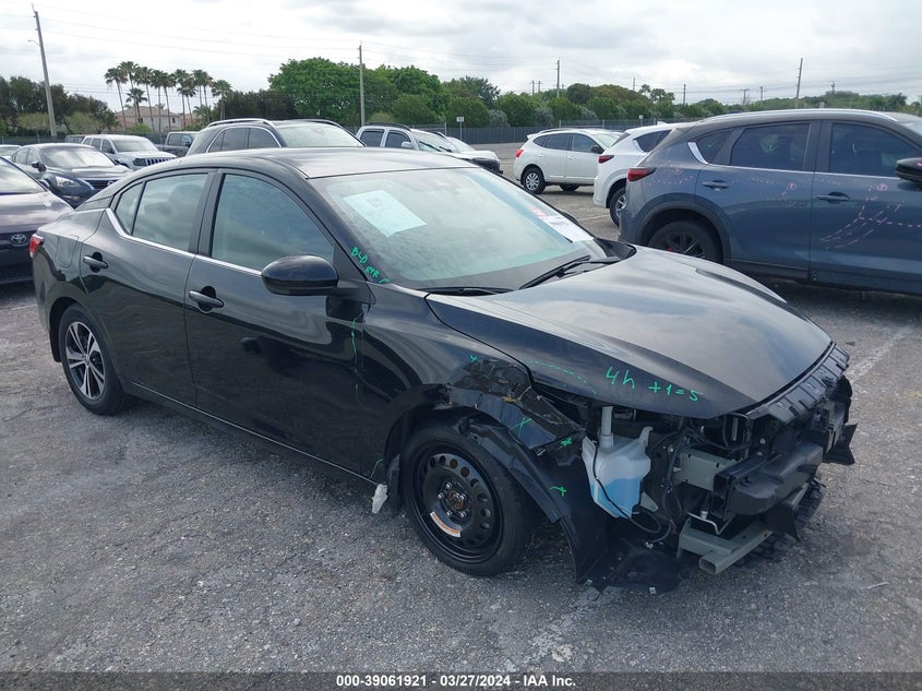 VIN 3N1AB8CV5MY259473 2021 NISSAN SENTRA SV