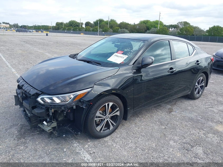 VIN 3N1AB8CV5MY259473 2021 NISSAN SENTRA SV