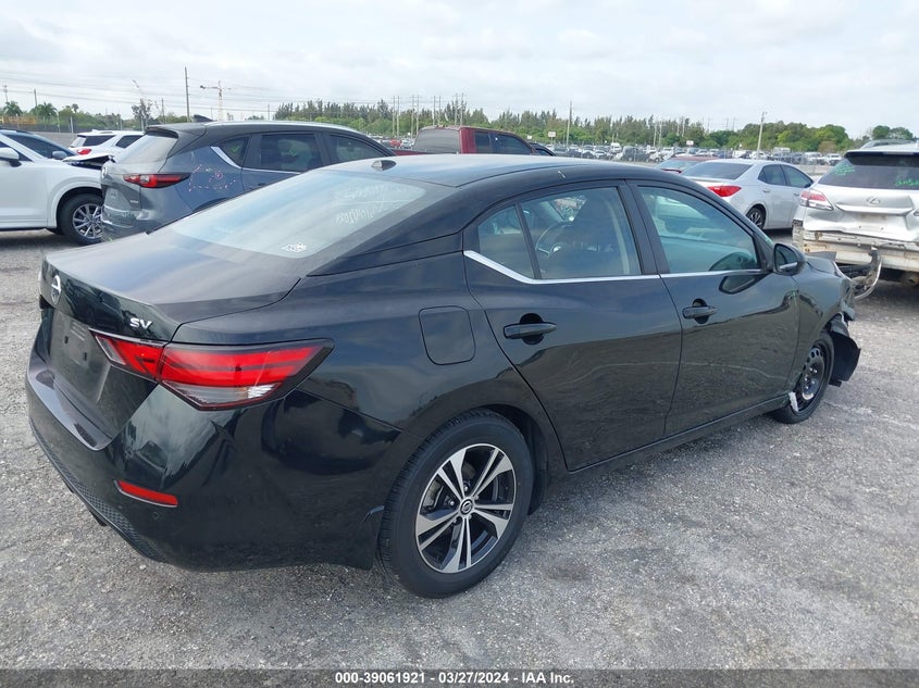 VIN 3N1AB8CV5MY259473 2021 NISSAN SENTRA SV