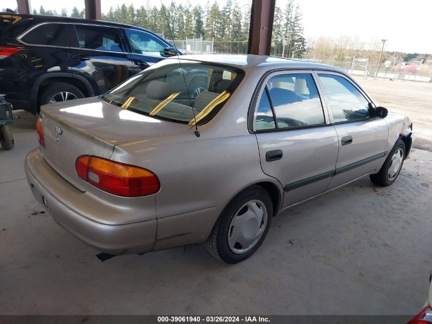 2002 Chevrolet Prizm VIN: 1Y1SK52892Z405044 Lot: 39061940