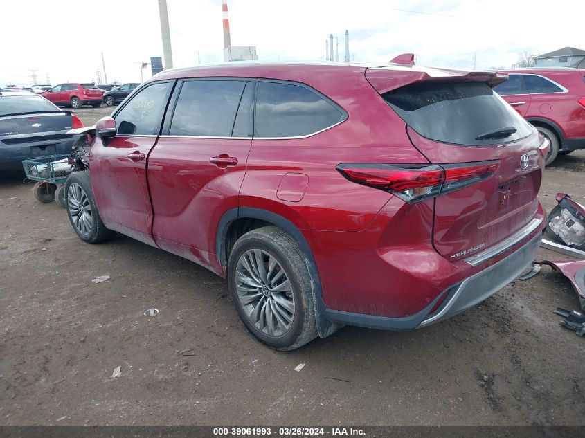 2021 TOYOTA HIGHLANDER PLATINUM - 5TDFZRBHXMS159540