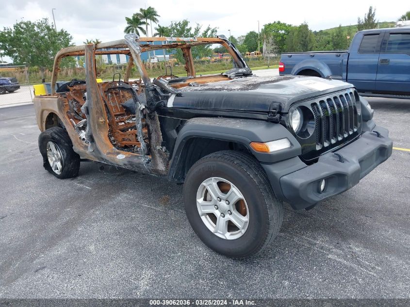 2021 Jeep Wrangler Unlimited Sport S 4X4 VIN: 1C4HJXDN4MW645400 Lot: 39062036