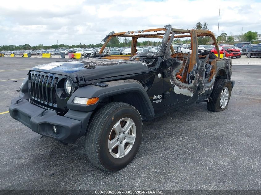 2021 Jeep Wrangler Unlimited Sport S 4X4 VIN: 1C4HJXDN4MW645400 Lot: 39062036