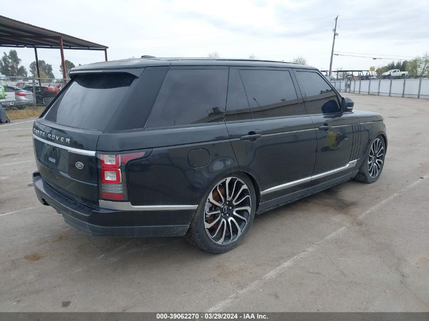 2014 Land Rover Range Rover 5.0L V8 Supercharged VIN: SALGS3TF1EA178763 Lot: 39062270