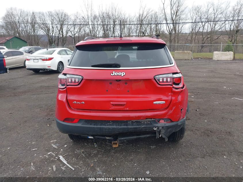 2019 Jeep Compass Latitude 4X4 VIN: 3C4NJDBB8KT836279 Lot: 39062316