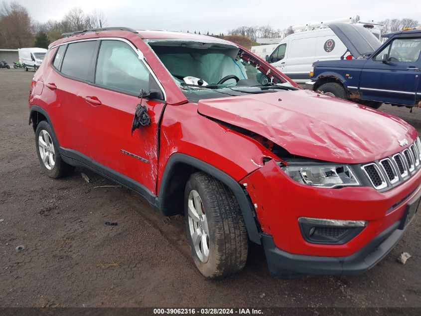 2019 Jeep Compass Latitude 4X4 VIN: 3C4NJDBB8KT836279 Lot: 39062316