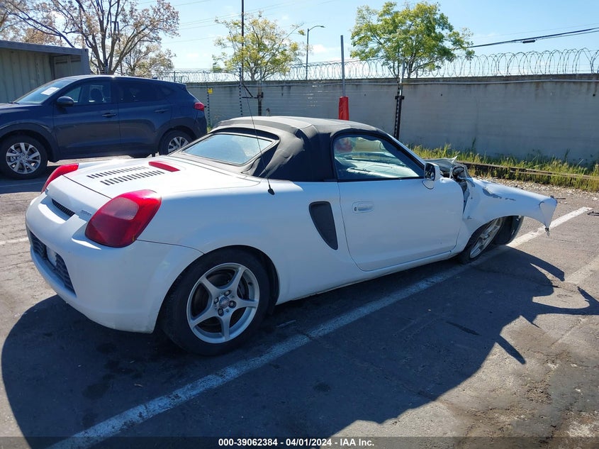 2002 Toyota Mr2 Spyder VIN: JTDFR320920050879 Lot: 39062384