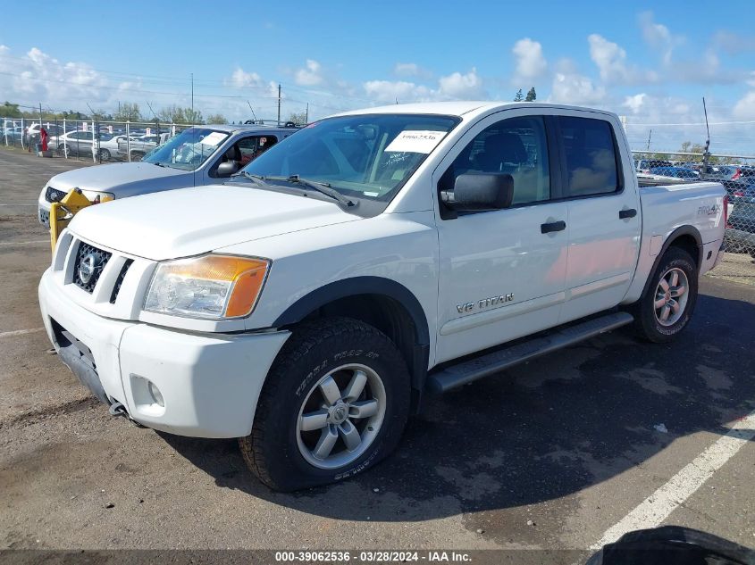 2011 Nissan Titan Pro-4X VIN: 1N6AA0ECXBN312270 Lot: 39062536