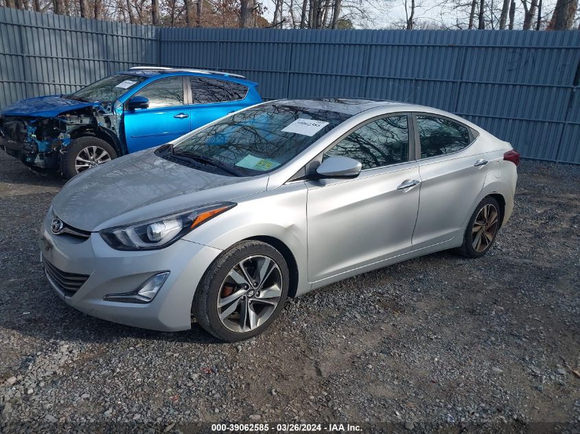 2015 HYUNDAI ELANTRA LIMITED - 5NPDH4AE7FH585991