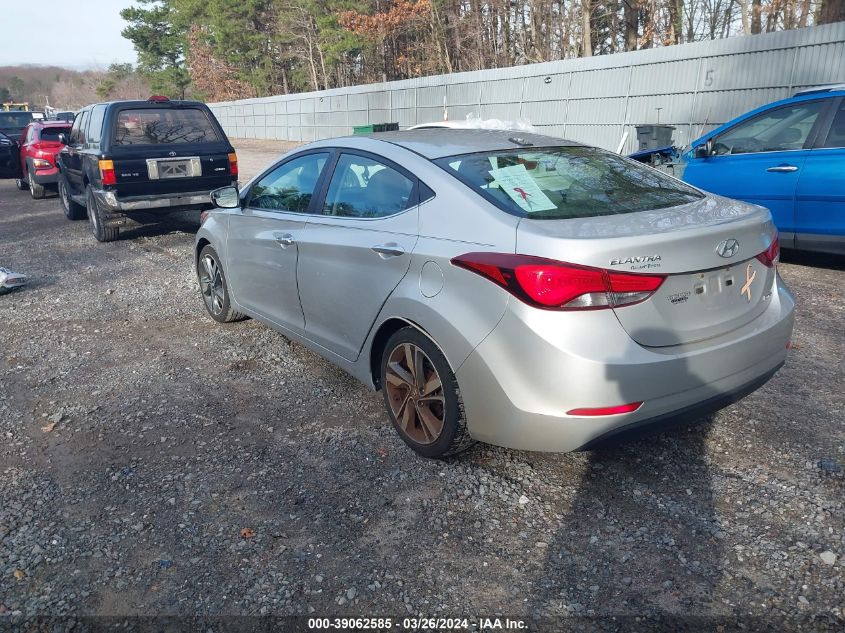 2015 HYUNDAI ELANTRA LIMITED - 5NPDH4AE7FH585991