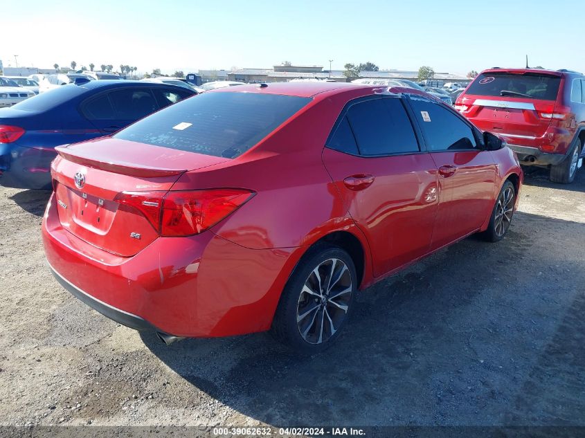 2018 Toyota Corolla Se VIN: 5YFBURHE4JP755158 Lot: 39062632