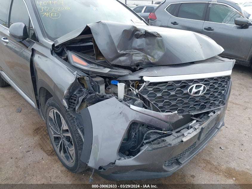 VIN 5NMS53AA6KH106281 2019 HYUNDAI SANTA FE LIMITED 2.0T