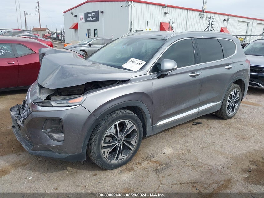 VIN 5NMS53AA6KH106281 2019 HYUNDAI SANTA FE LIMITED 2.0T