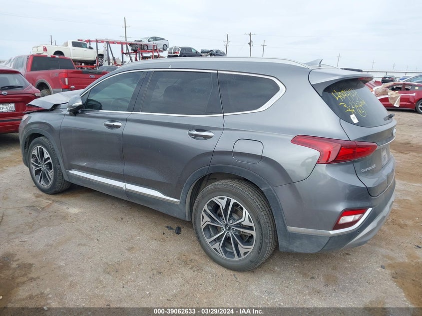 VIN 5NMS53AA6KH106281 2019 HYUNDAI SANTA FE LIMITED 2.0T