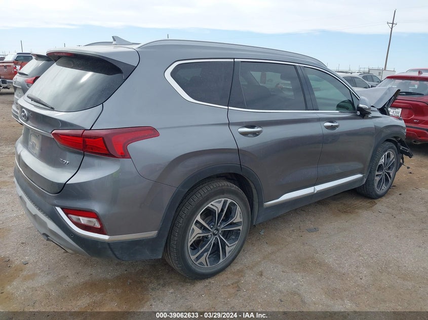 VIN 5NMS53AA6KH106281 2019 HYUNDAI SANTA FE LIMITED 2.0T