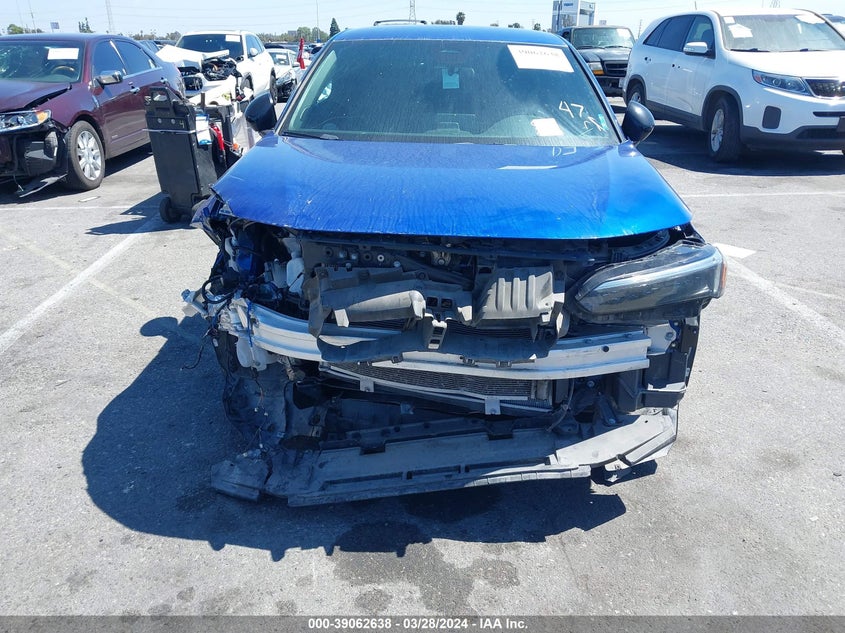 VIN 2HGFE2F51NH535384 2022 HONDA CIVIC SPORT
