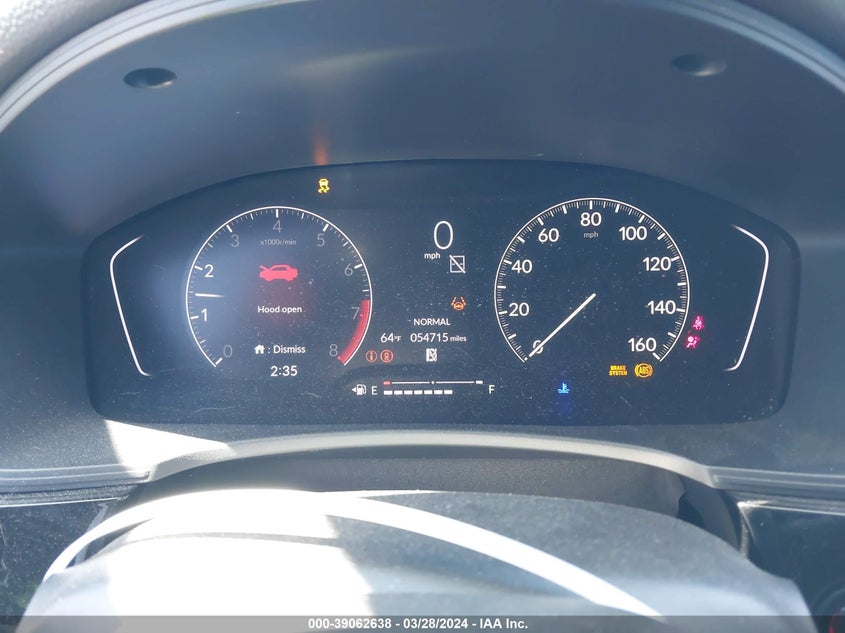 VIN 2HGFE2F51NH535384 2022 HONDA CIVIC SPORT