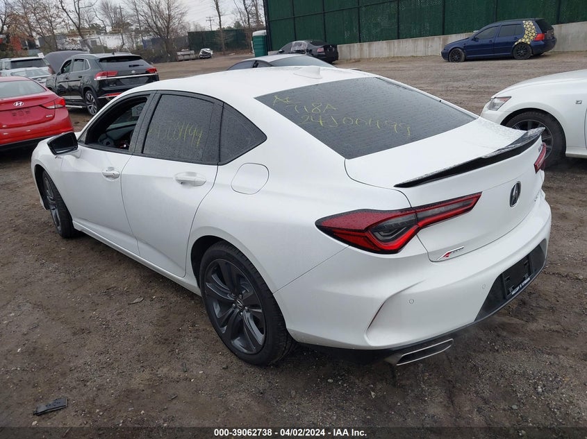 2023 Acura Tlx A-Spec Package VIN: 19UUB6F57PA001878 Lot: 39062738