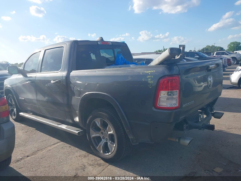 VIN 1C6RREJMXLN252879 2020 RAM 1500 LARAMIE  4X2 "57" BOX