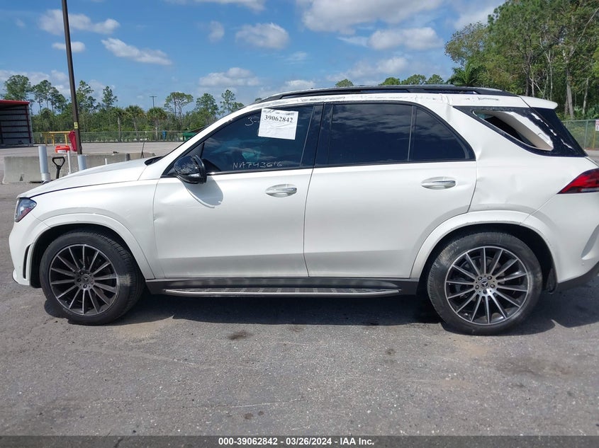2022 MERCEDES-BENZ GLE 350 VIN: 4JGFB4JB3NA743616