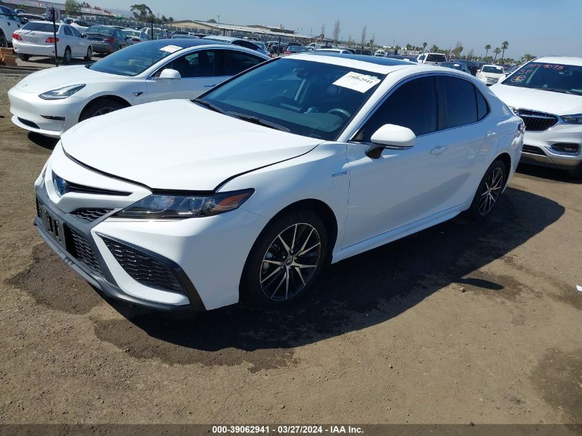 2021 Toyota Camry Se Hybrid VIN: 4T1S31AK5MU561696 Lot: 39062941