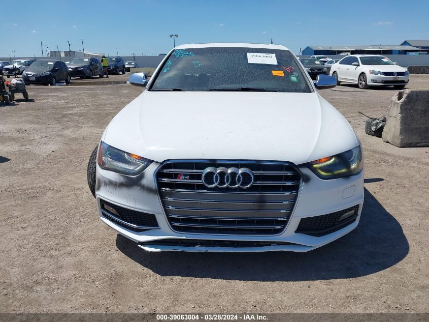 2015 Audi S4 3.0T Premium Plus VIN: WAUBGAFL8FA132578 Lot: 39063004