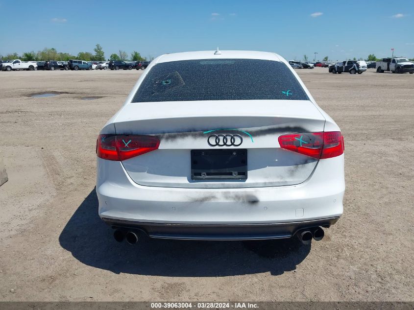 2015 Audi S4 3.0T Premium Plus VIN: WAUBGAFL8FA132578 Lot: 39063004