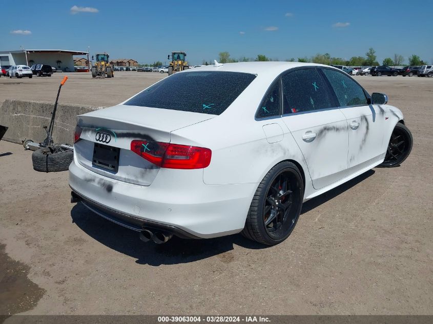 2015 Audi S4 3.0T Premium Plus VIN: WAUBGAFL8FA132578 Lot: 39063004