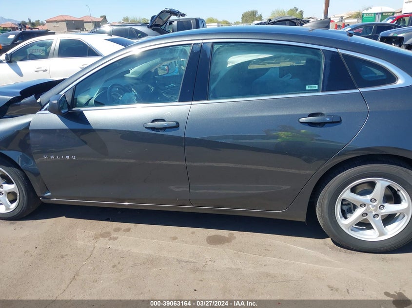 VIN 1G1ZB5ST1JF211575 2018 CHEVROLET MALIBU 1LS
