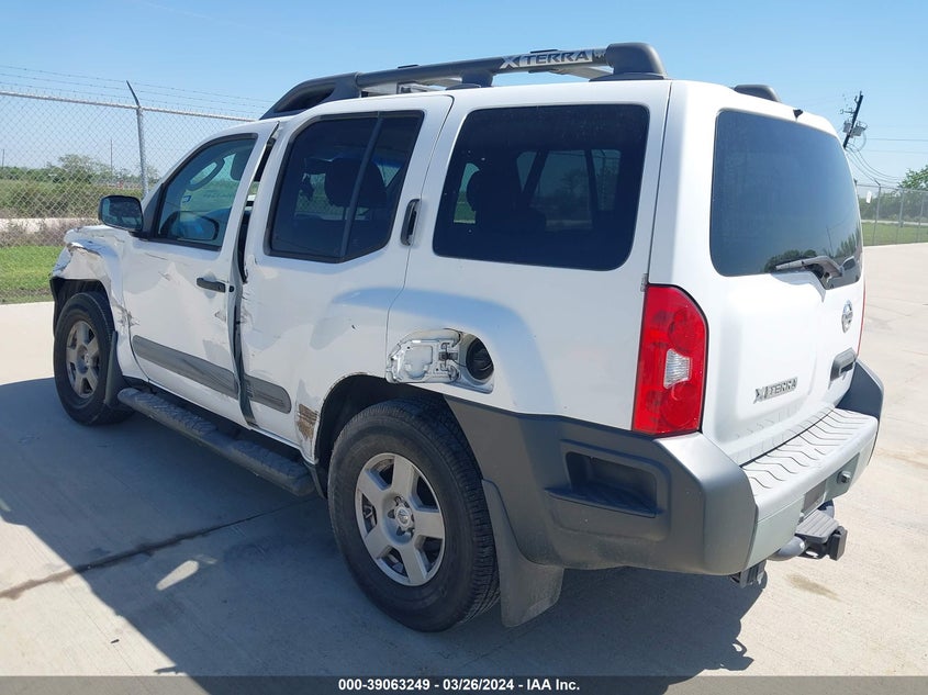 2005 Nissan Xterra S VIN: 5N1AN08U95C646183 Lot: 39063249