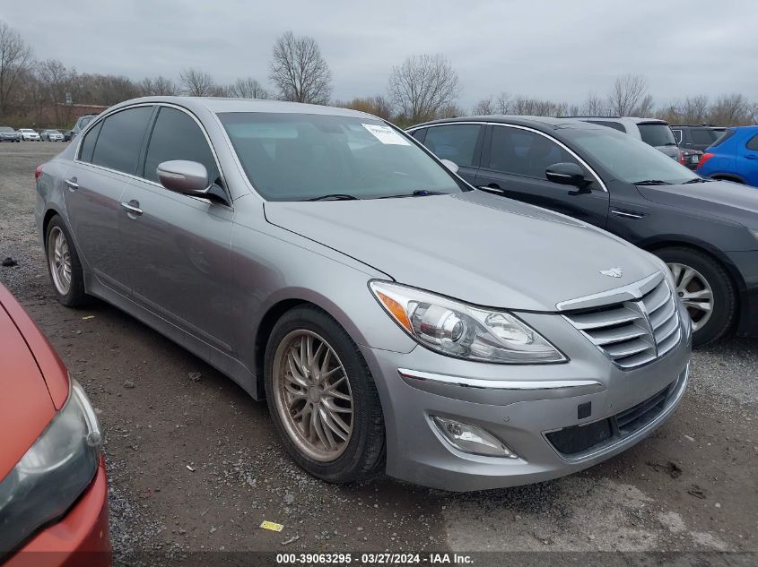 2012 Hyundai Genesis 3.8 VIN: KMHGC4DD3CU208246 Lot: 39063295