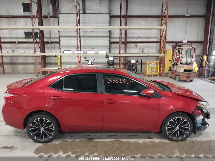 2014 TOYOTA COROLLA S PLUS - 5YFBURHEXEP024059