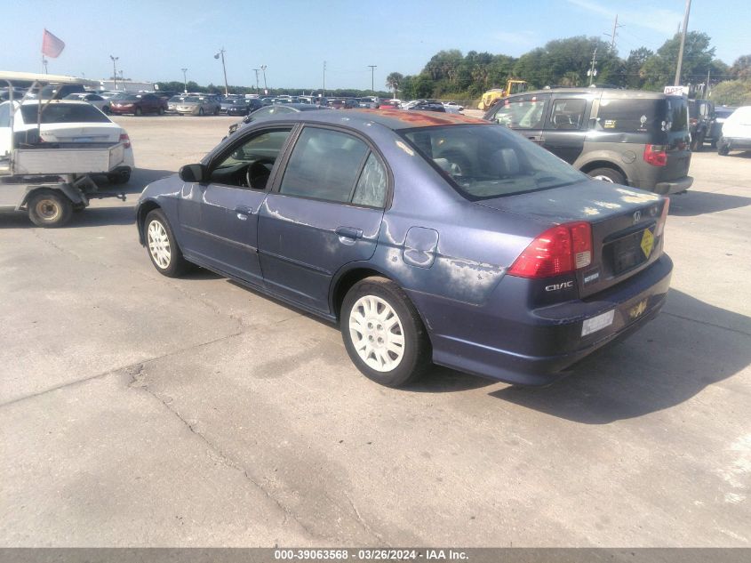 2HGES16524H559299 | 2004 HONDA CIVIC