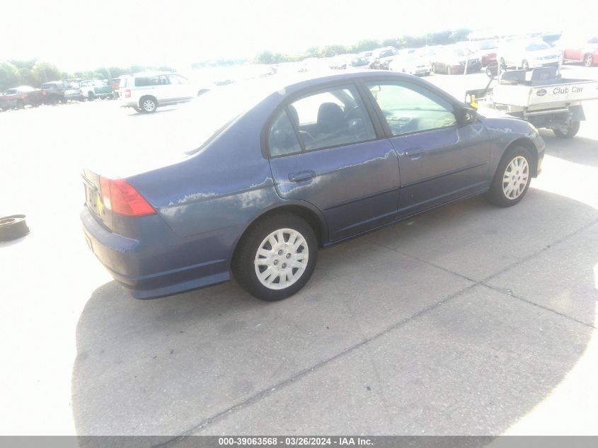 2HGES16524H559299 | 2004 HONDA CIVIC