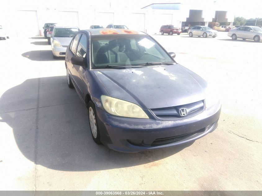 2HGES16524H559299 | 2004 HONDA CIVIC