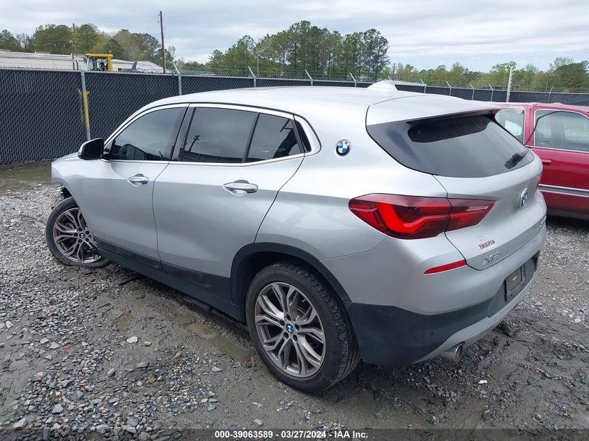 2022 BMW X2 xDrive28I VIN: WBXYJ1C02N5U27016 Lot: 39063589
