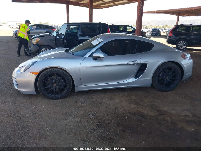 2014 Porsche Cayman VIN: WP0AA2A8XEK174624 Lot: 40822425