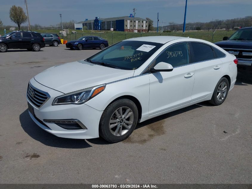 2015 Hyundai Sonata Se VIN: 5NPE24AF2FH169328 Lot: 39063793