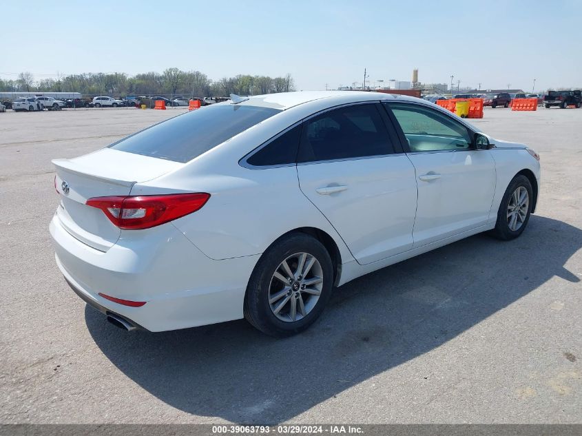 2015 Hyundai Sonata Se VIN: 5NPE24AF2FH169328 Lot: 39063793