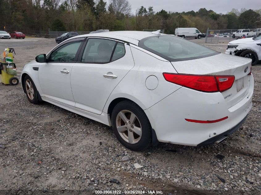 5XXGM4A78FG418867 | 2015 KIA OPTIMA