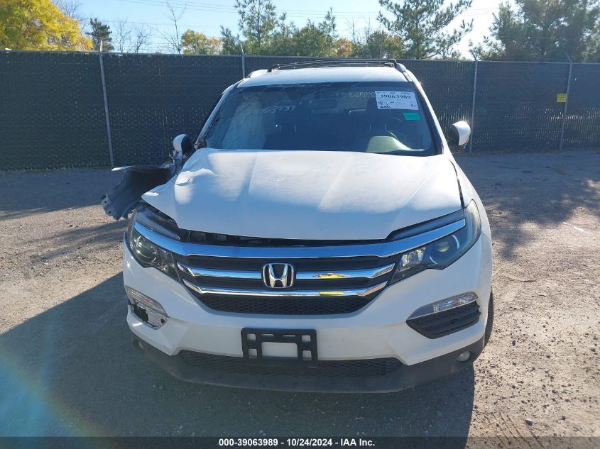 2017 Honda Pilot Ex VIN: 5FNYF6H31HB062443 Lot: 39063989