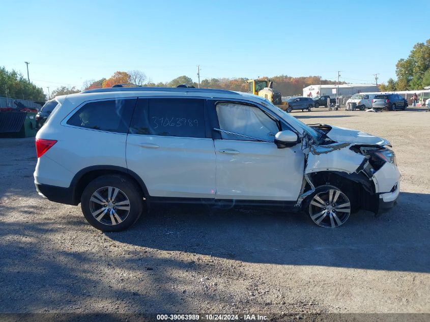 2017 Honda Pilot Ex VIN: 5FNYF6H31HB062443 Lot: 39063989