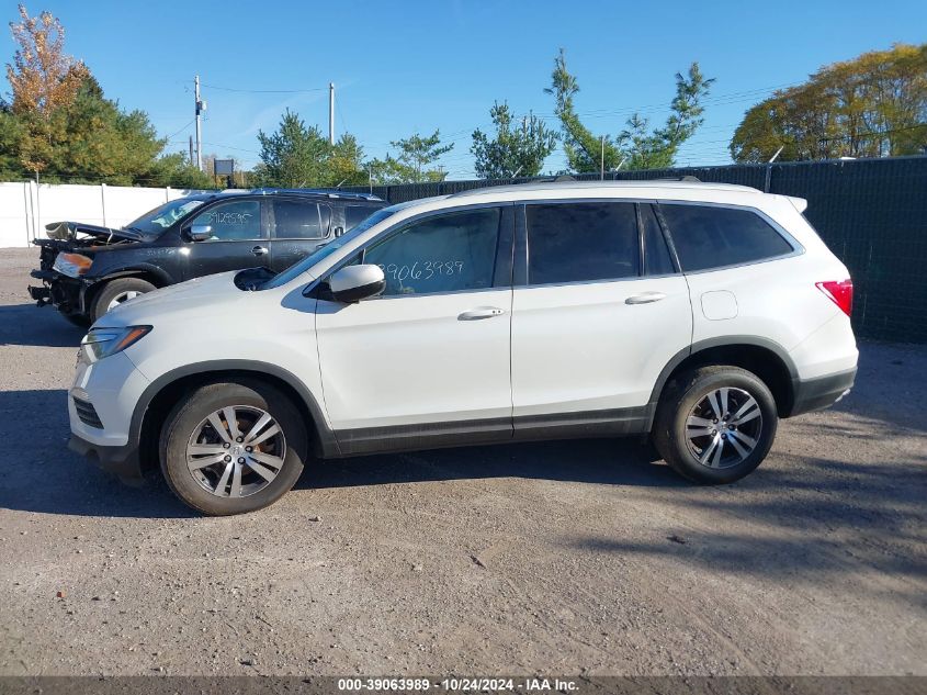 2017 Honda Pilot Ex VIN: 5FNYF6H31HB062443 Lot: 39063989