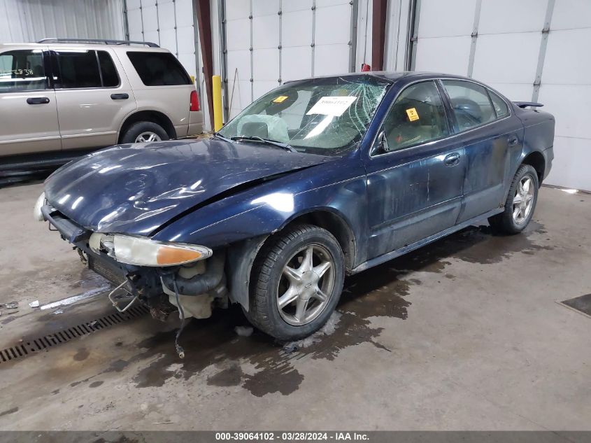 1G3NF52E2YC384979 2000 Oldsmobile Alero Gls