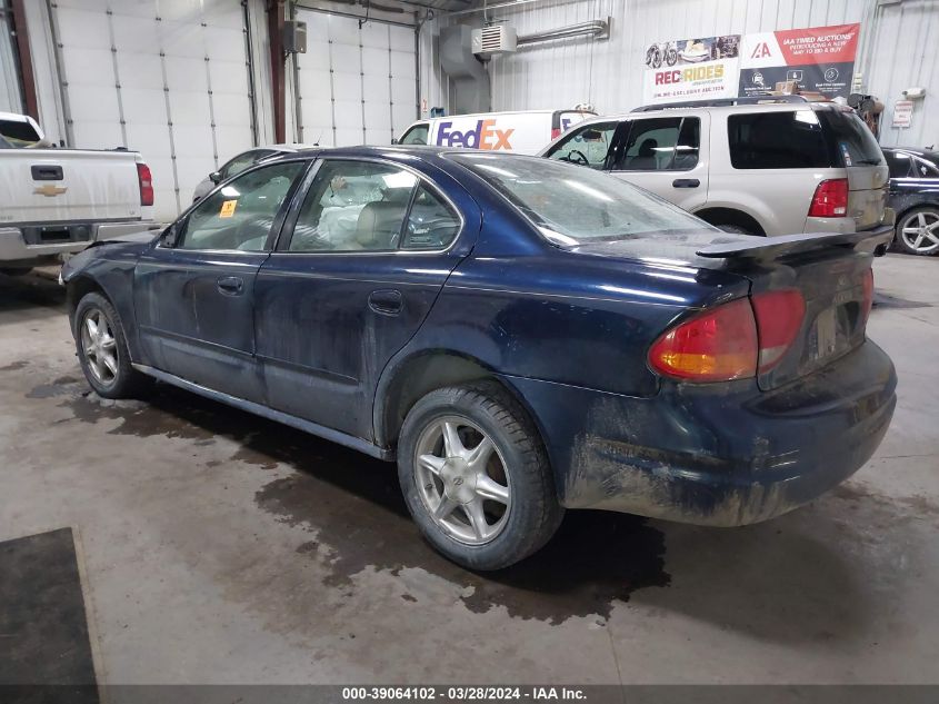 1G3NF52E2YC384979 2000 Oldsmobile Alero Gls