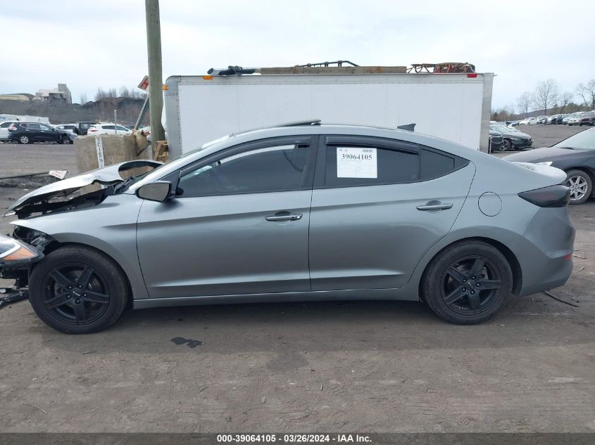 2018 Hyundai Elantra Value Edition VIN: KMHD84LFXJU595284 Lot: 39064105